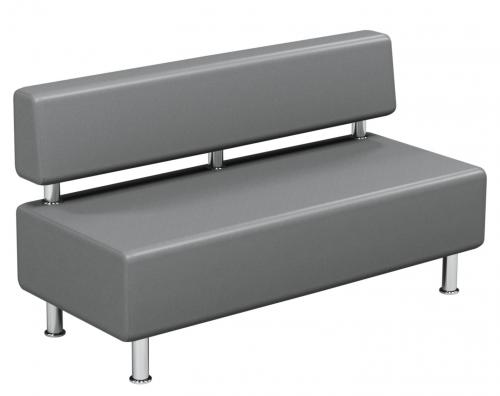 Диван офісний, шкірозамінник (56602) АНШАР ГРУП 1500х650х800 мм.